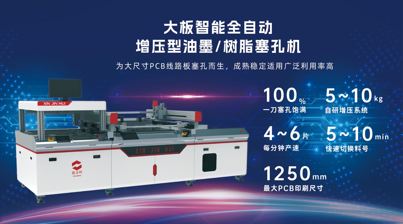 PCB油墨樹脂塞孔機(jī)